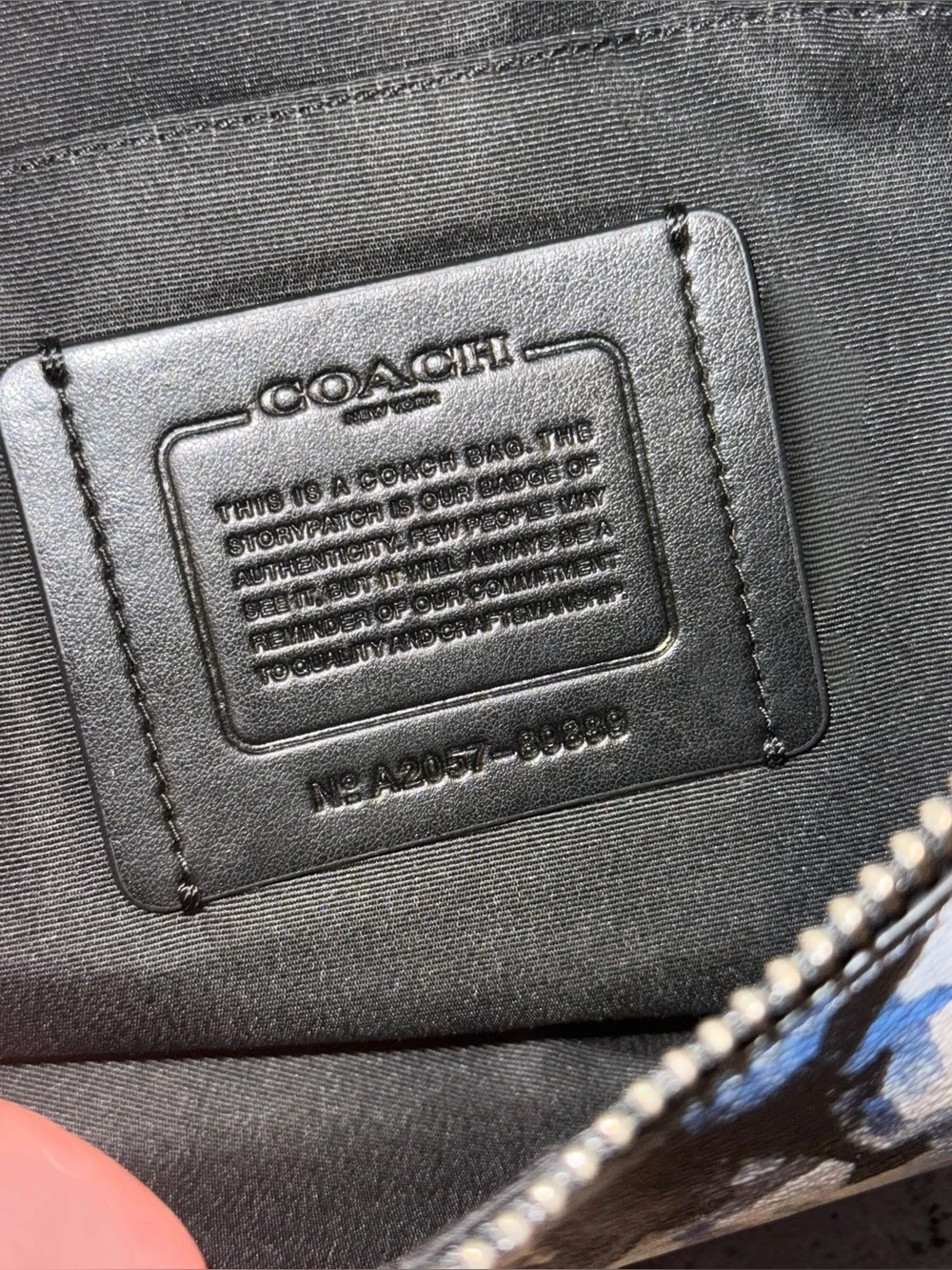 Coach Warren Belt Bag with Watercolor Script Print - Great Condition!